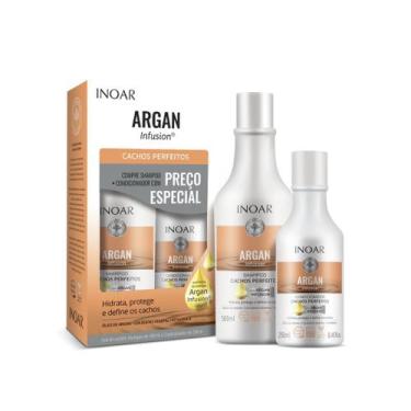 Imagem de INOAR KIT SH500ML+COND250ML ARGAN INF CACHOS PERFeito