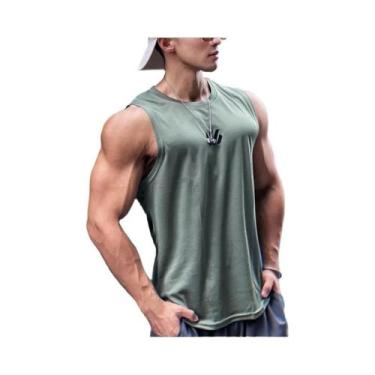 Imagem de Camiseta Regata Masculina De Malha Sem Mangas Para Academia, Verão, Al