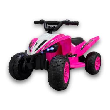 Imagem de Quadriciclo Elétrico Infantil 12V Trilha Rosa - Unitoys
