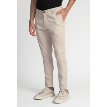 Imagem de Calça Docthos Fit Cropped Sarja, 005 bege, 36