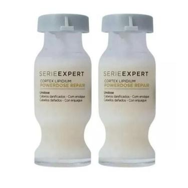 Imagem de Kit L'oréal Powerdose Repair Cortex Lipidium -ampolas 2x10ml