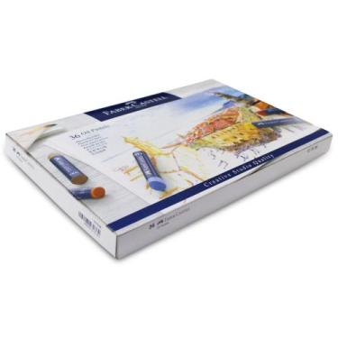 Imagem de Giz Pastel Oleoso Cretive Studio C/ 36 Cores Faber Castell
