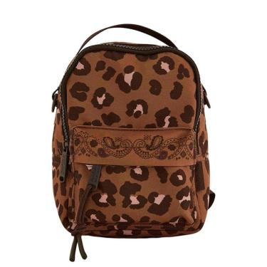 Imagem de Mini Mochila Farm Borogodó Onça Bandana 78331506B Marrom-Unissex