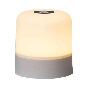 Imagem de Luminária De Mesa LED Com Controle Remoto Touch, 13 Cores, Regulável E