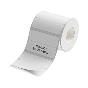 Imagem de Etiqueta Térmica Branca Autoadesiva Redonda De 20-50mm De Largura Para