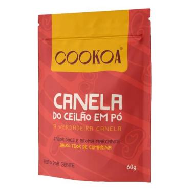 Imagem de Canela Do Ceilão Cookoa Cinnamomum Zeylanicum 60g Sem Glutén