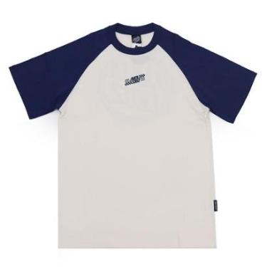 Imagem de Camiseta Santa Cruz Especial Check Alt Dot Mono Front Raglan - Creme-Masculino