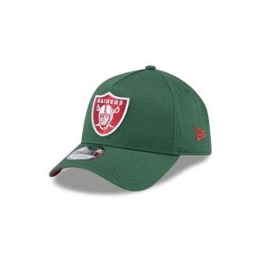 Imagem de BONE NEW ERA 9FORTY A-FRAME SNAPBACK LAS VEGAS RAIDERS NFL VERDE-Masculino