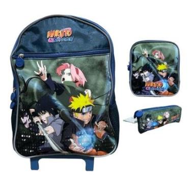 Imagem de Kit Mochila de Rodinha Pacific N.Uzumaki Ninja 978D01-Feminino