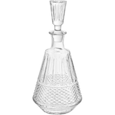 Imagem de GARRAFA UÍSQUE HOME&CO LAPIDADO VIDRO 1L 30x14x14cm TRANSPARENTE