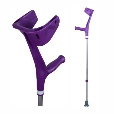 Imagem de Muleta Canadense Alumínio Ajustável Articulada Mercur Unidade Original