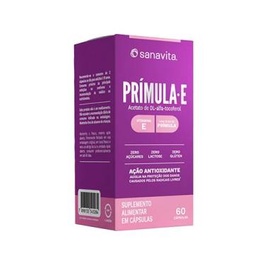 Imagem de Óleo de Prímula com Vitamina E 60 Cápsulas Sanavita
