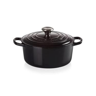 Imagem de PANELA REDONDA LE CREUSET SIGNATURE FERRO FUNDIDO 28CM BLACK ONYX 21177281402430