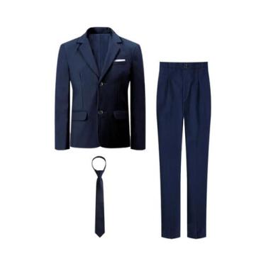 Imagem de Conjunto De Terno Infantil Masculino 3 Peças Para Páscoa, Casamento, A