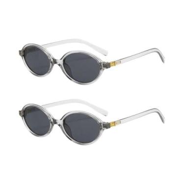 Imagem de Óculos De Sol Femininos Y2K Retro Com Gradiente De Cor, Pequena Armaçã