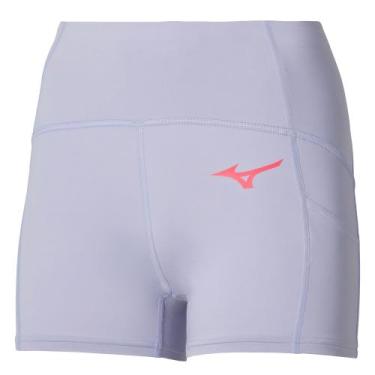 Imagem de Shorts de Tennis Mizuno Tight Feminino, Azul, GG