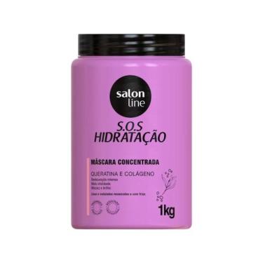Imagem de Sl masc sos hidratacao 1kg queratina e colageno - Salon Line