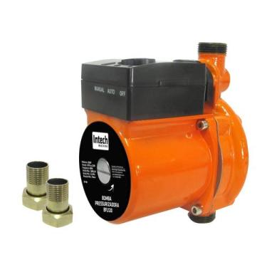 Imagem de Bomba Pressurizadora 120W 110V - Intech Machine - BFL120, Laranja e Pr