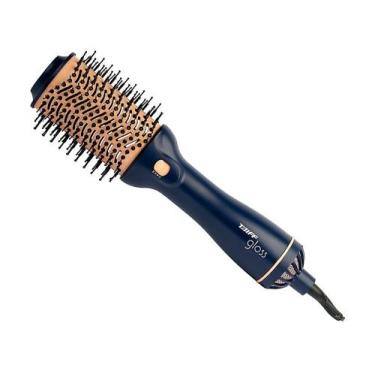 Imagem de Escova Elétrica Secadora Taiff Gloss Blue 1200W Bivolt, Azul, Bivolt