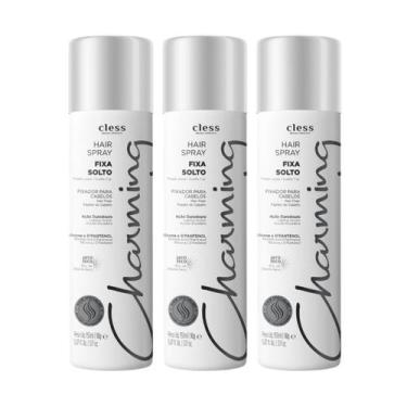 Imagem de Kit 3 Hair Spray Charming Normal Fixa Solto 150ml Spray Fixador Capila