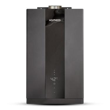 Imagem de Aquecedor de Água a Gás 16BK Home de Passagem 26100W Parede Display Digital Preto GN Bi...