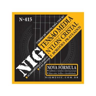 Imagem de Encordoamento Para Violão Nylon .028 N415 Nig