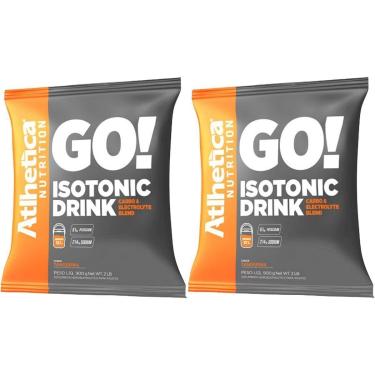 Imagem de Kit 2X Go Isotonic Drink - 900g Refil Tangerina - Atlhetica Nutrition-Masculino