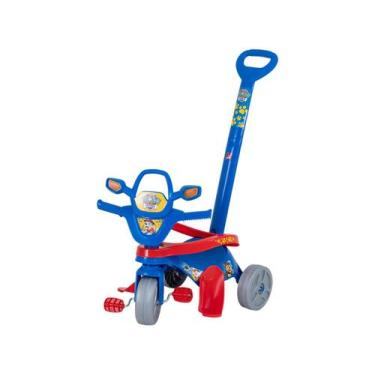 Imagem de Triciclo Infantil Patrulha Canina Passeio e Pedal - Mototico com Empur