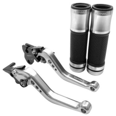 Imagem de Kit Manete Manopla Esportivo Nx 200 400 Falcon Bros Tornado Xr 300 Xlx