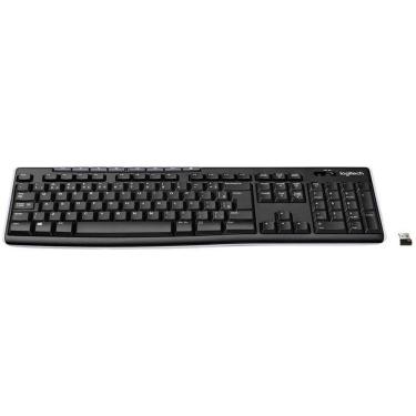 Imagem de Teclado sem Fio Logitech ABNT2 Preto K270-Unissex