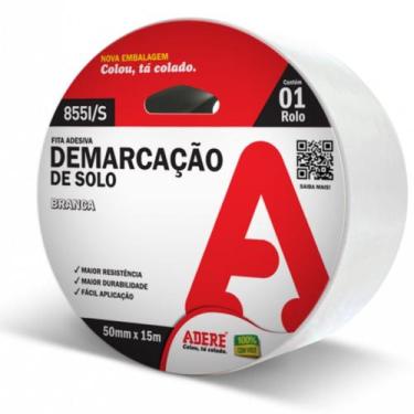 Imagem de Fita Demarcacao Solo 855I/S 50Mmx30M Branco Adere