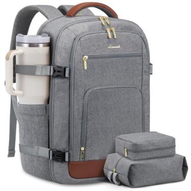 Imagem de Mochila de viagem LOVEVOOK Carry On 40L para mulheres com laptop de 17