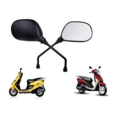 Imagem de Retrovisor Lead 110 Honda Par Espelho Original Rosca 8m Awa