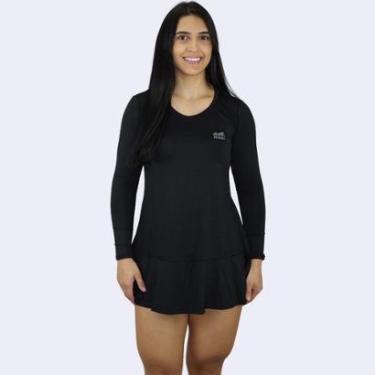 Imagem de Vestido Saída de Praia Feminino Premium – Proteção Solar UV50 Fator 50 – Estilo e Verão...