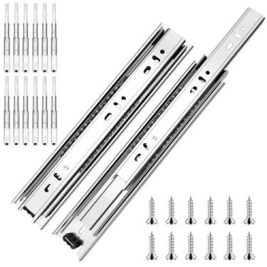 Imagem de Drawer Slides SBUUBKI, rolamento de esferas de 16 polegadas, 6 pares (