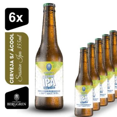 Imagem de Cerveja Berggren Session Ipa Sem Álcool 355ml Kit 6 unidades - Cerveja
