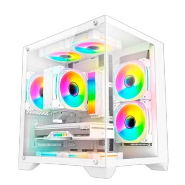 Imagem de Gabinete Gamer Aquário White Cg-w830 Atx