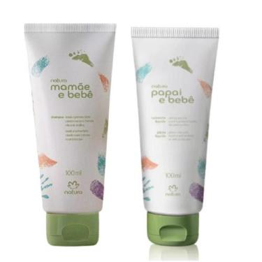 Imagem de Kit Mamãe e Bebê Shampoo 100ml + Sabonete Líquido 100ml Natura Kit Pre