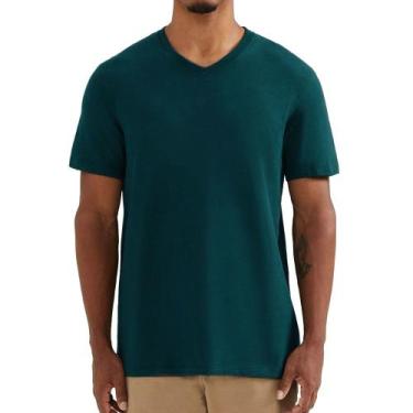 Imagem de Camiseta Masculina Hering MC Regular Verde - 022B, P, Verde