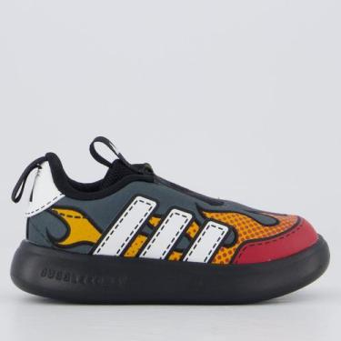 Imagem de Tênis Adidas Bubble Comic Infantil Preto e Cinza, 24