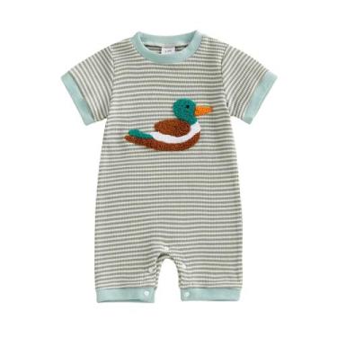 Imagem de Roupas Bagilaanoe Infant Baby Boy Macacão Mallard Duck