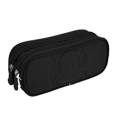 Imagem de Estojo Escolar Infantil Duplo Paul Frank 7576701 Preto - Sestini - Ten