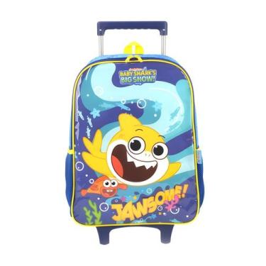 Imagem de Mochila de Escolar Rodinha Baby Shark  - Luxcel