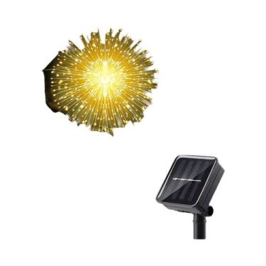 Imagem de Luzes Solares De Fogos De Artifício À Prova d'Água Para Exterior Com 4
