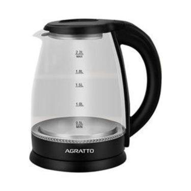 Imagem de Chaleira Eletrica Aroma ACEV01L Vidro 2,2L 1000W - Agratto