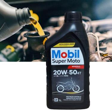 Imagem de Óleo Mineral Moto 4t Mobil Super Suzuki Inazuma 250 20w50