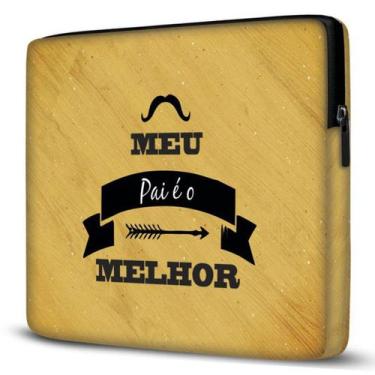 Imagem de Capa para Notebook Meu Pai É o Melhor 15 Polegadas - Isoprene, Marrom