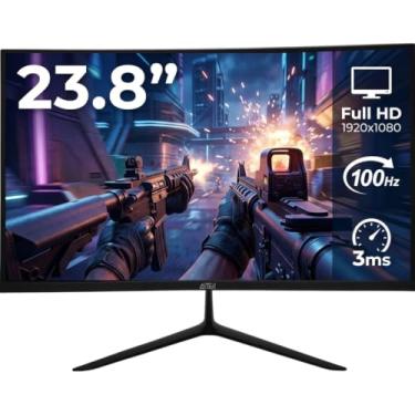 Imagem de Monitor Gamer 23,8" Curvo VA FHD 100Hz 3ms HDMI VGA VESA 75x75