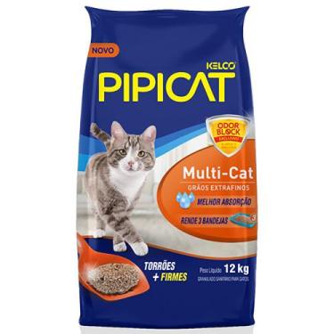 Imagem de Areia Higiênica Pipicat Multi-Cat - 12kg