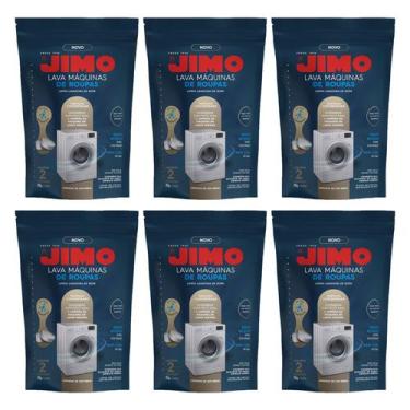Imagem de Limpa Máquina de Lavar Roupas Jimo Kit 6 2x20g Higienizante